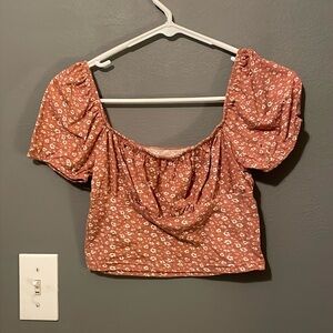 XS mauve crop top